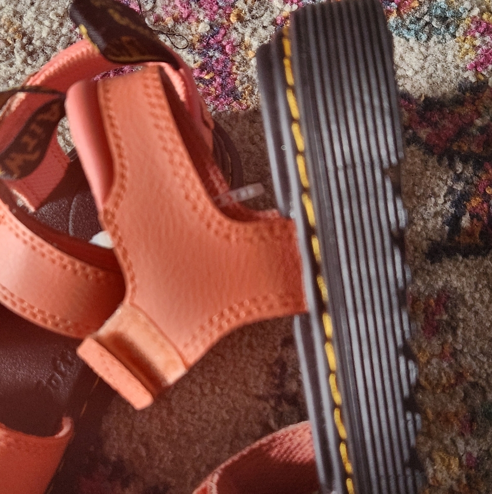 Dr. Martens Kids' Orange Sandals - Picture 6 of 7